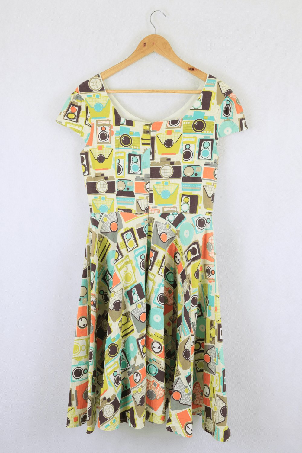 Pigtails And Pirates Retro Camera Dress 12