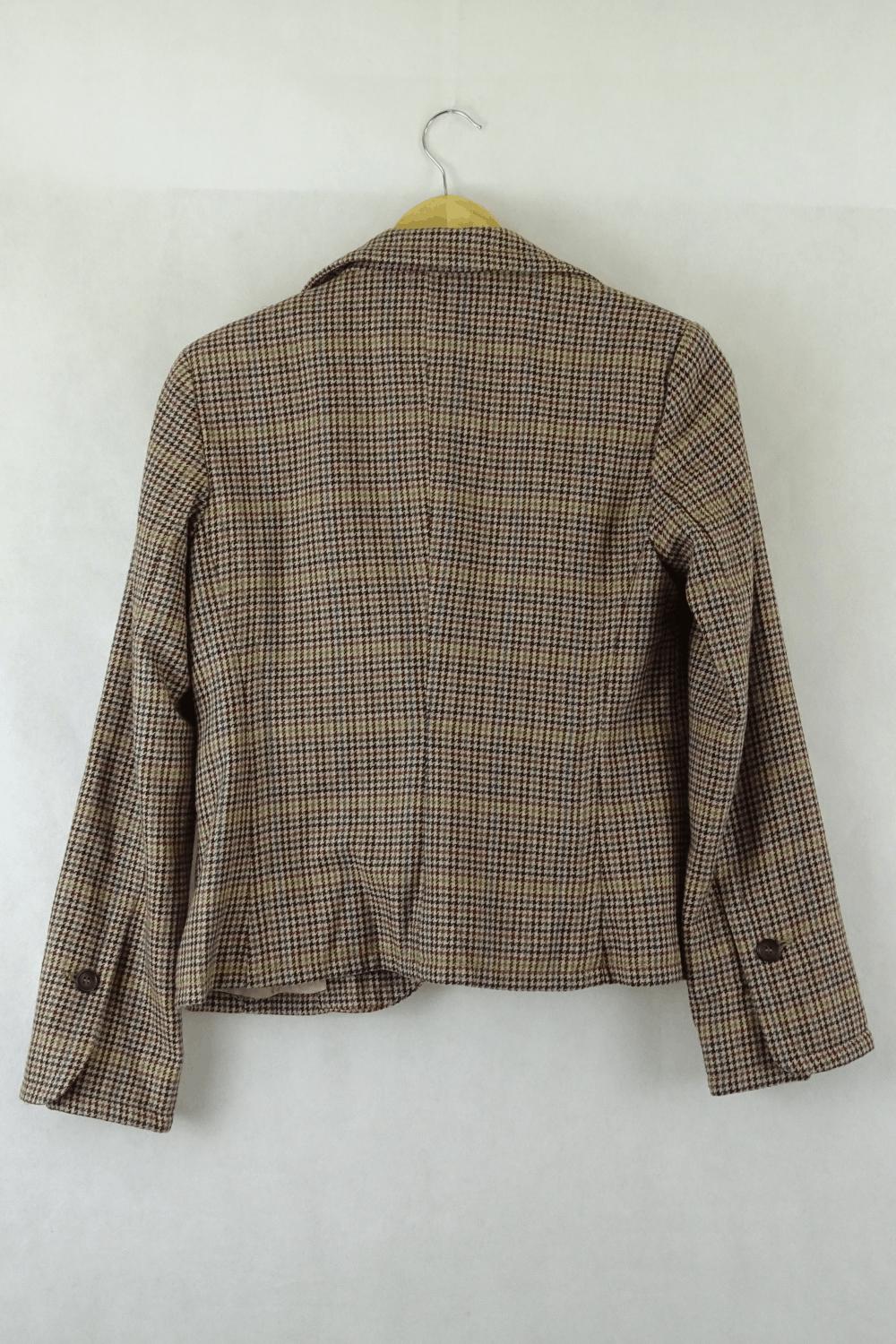 Woven Jacket Brown Multi Pattern 8