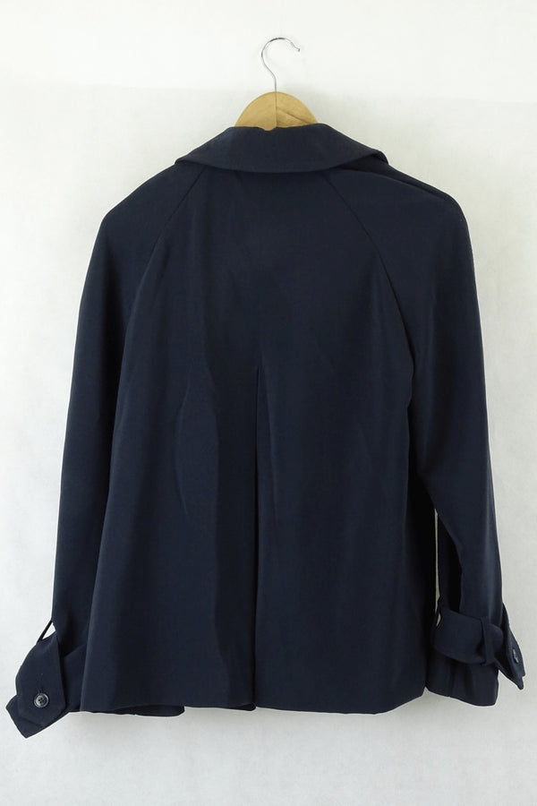 H&M Navy Jacket 8 - Reluv Clothing Australia