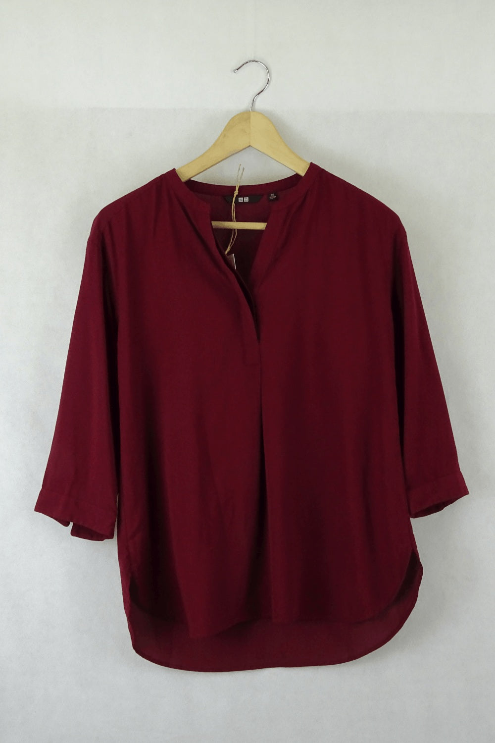 Uniqlo Burgundy Top XS