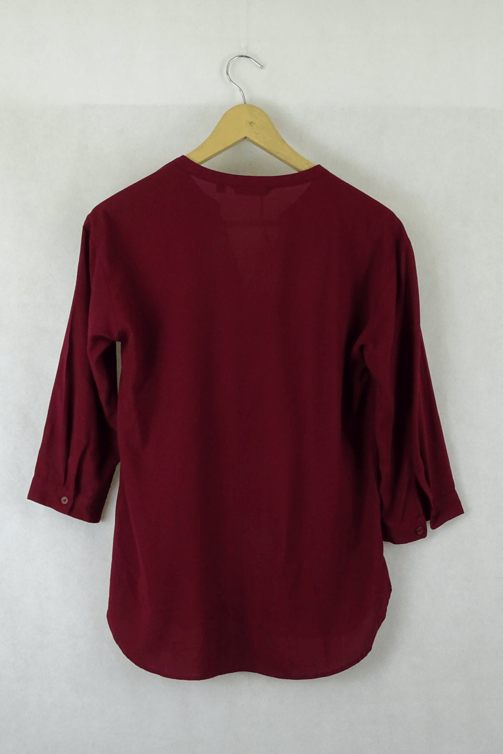 Uniqlo Burgundy Top XS