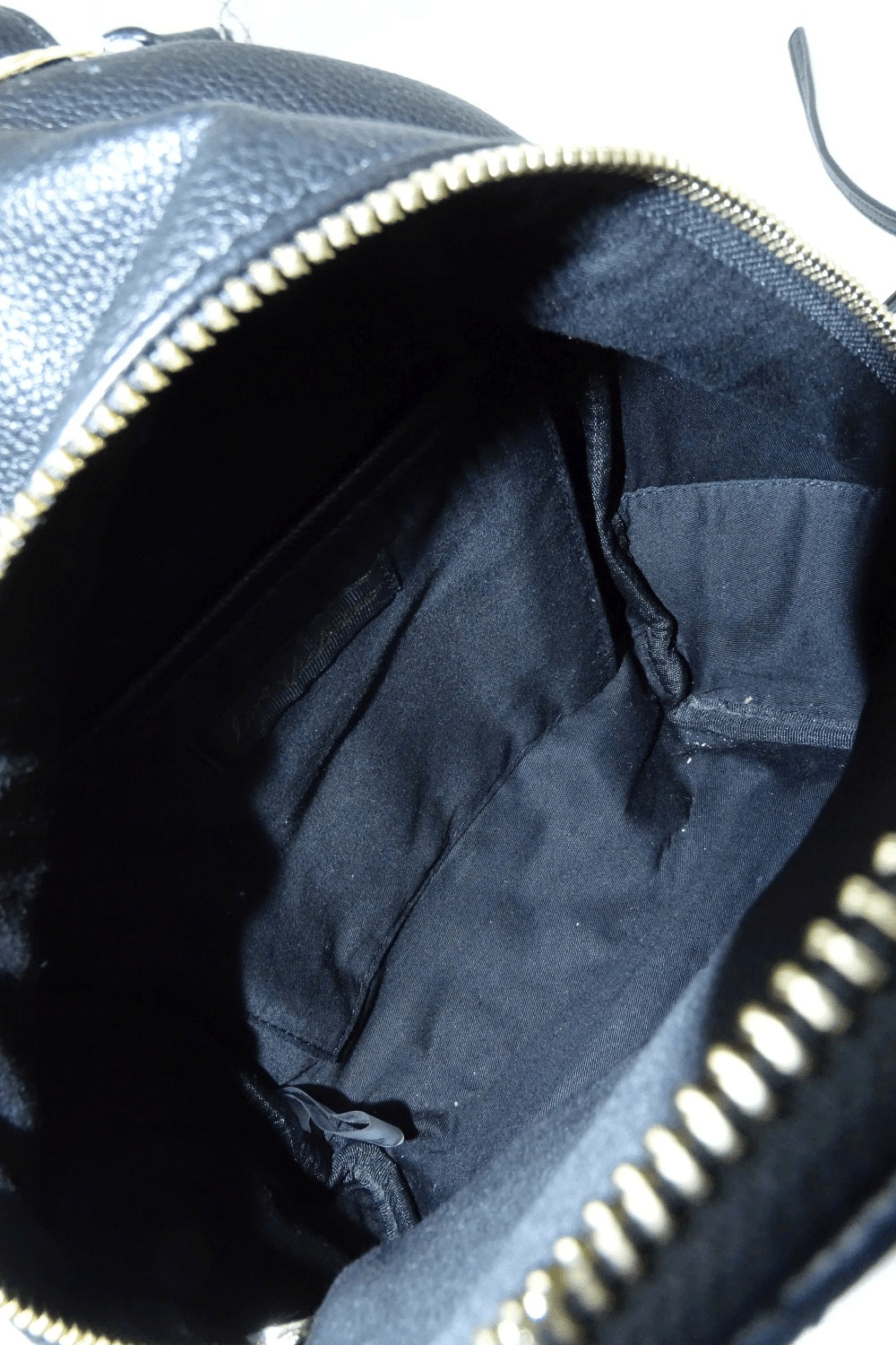Victoria Secret Black and Gold Detailed Backpack