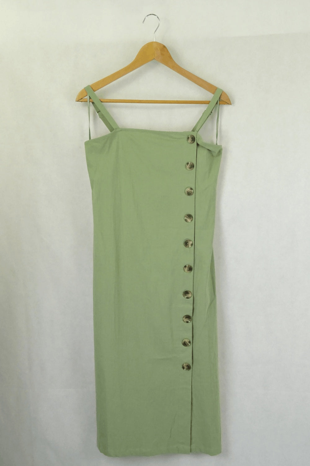 Linen Lux Green Dress S