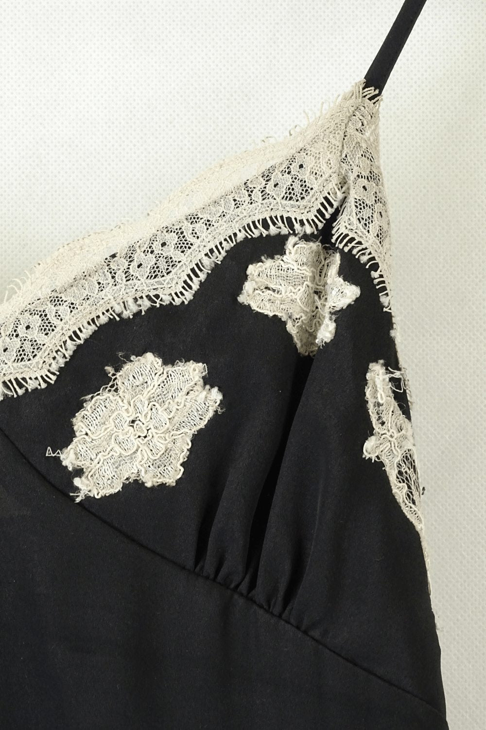 Portmans Black Lace Top With White 10