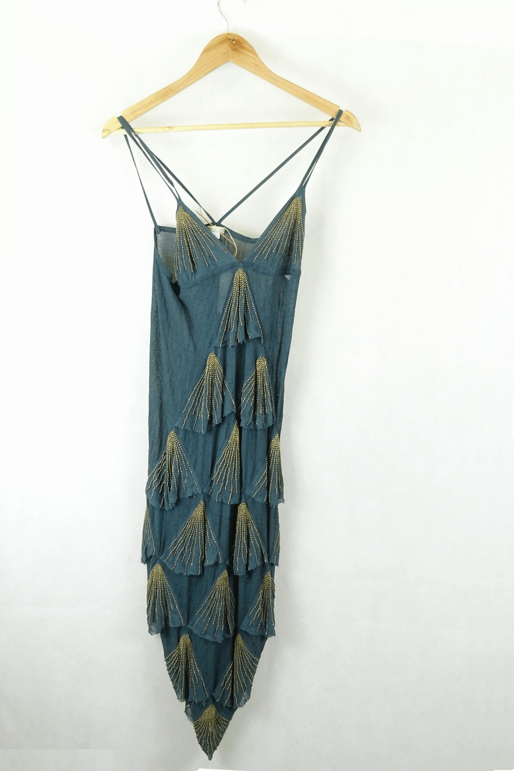 Willow Blue Beaded Dress 8