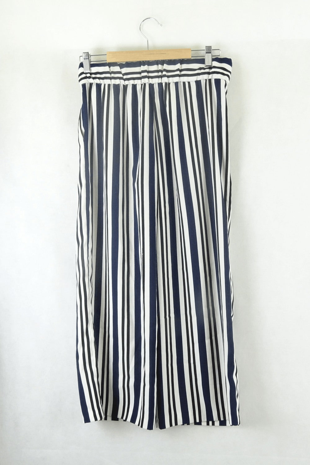 Zara Striped Pants Blue and Black S