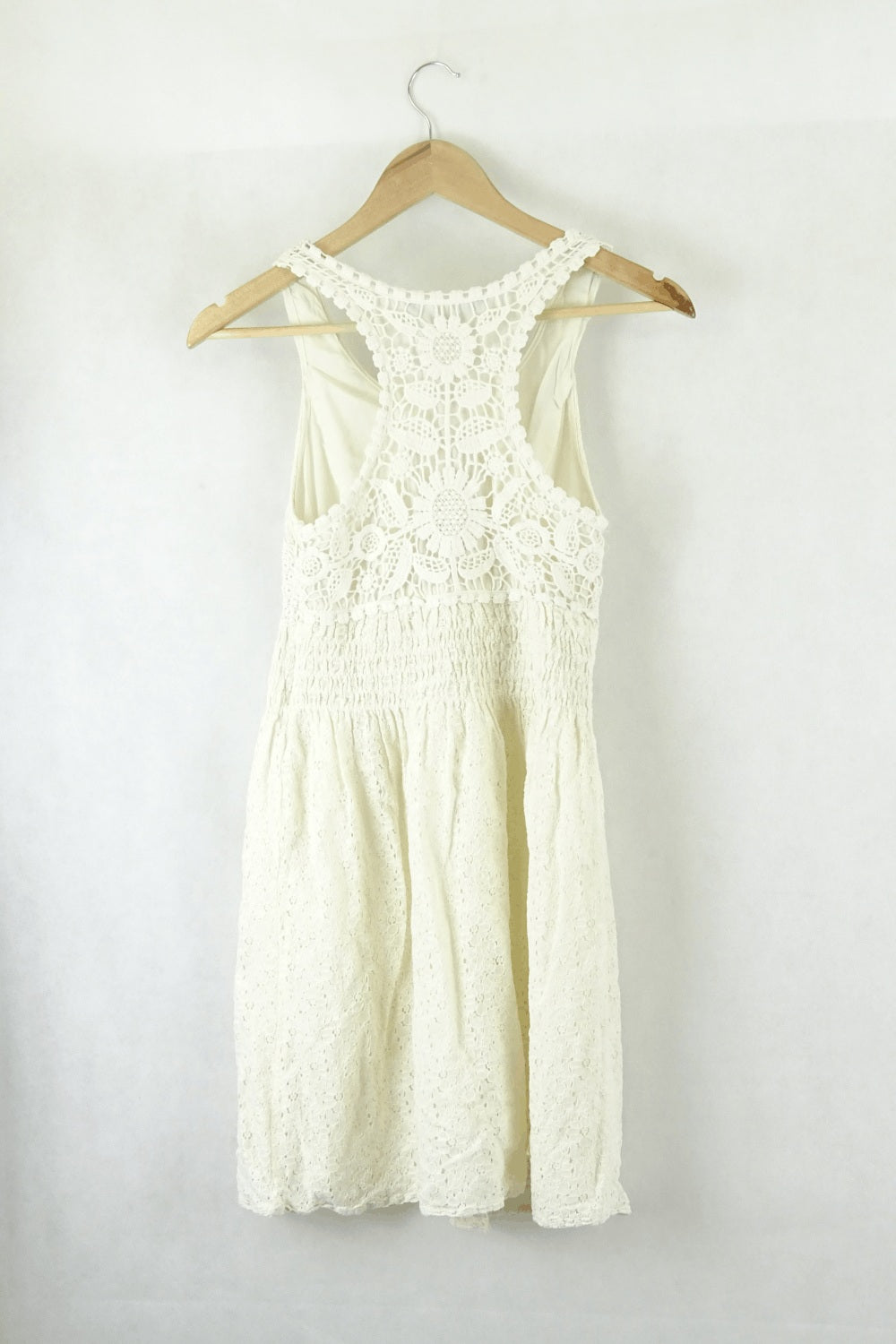 Zara White Lace Dress S