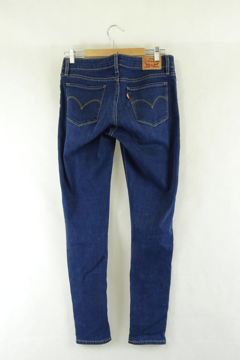 Levis 711 Blue Skinny Jeans 8