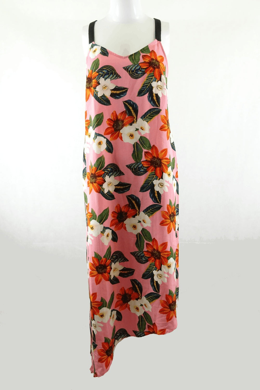 New Look Tropical Pink Dress 6