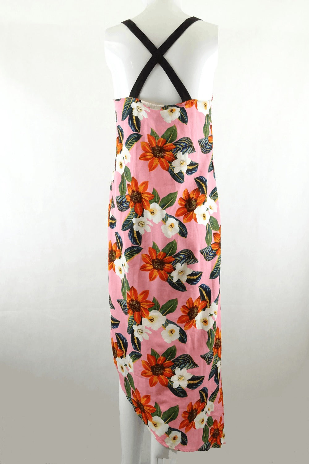 New Look Tropical Pink Dress 6