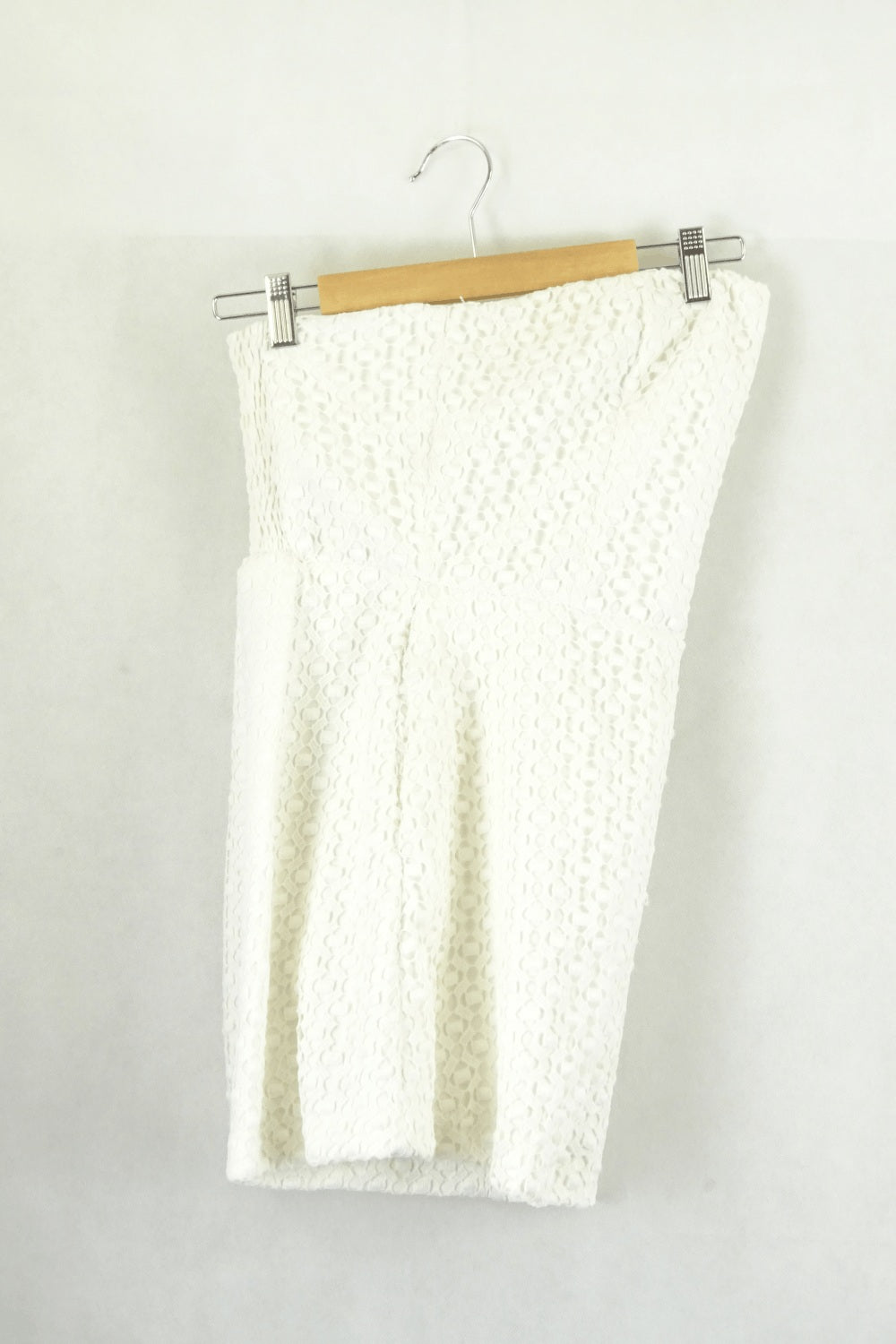 Kookai Strapless White Lace Playsuit 8 - Reluv Clothing Australia Kookai Strapless White Lace Playsuit 8 - Reluv Clothing Australia