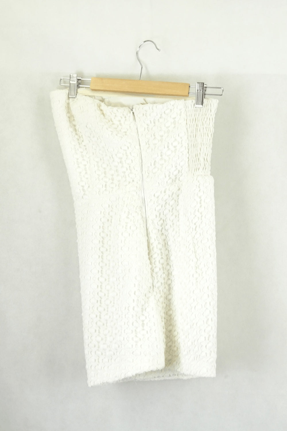 Kookai Strapless White Lace Playsuit 8