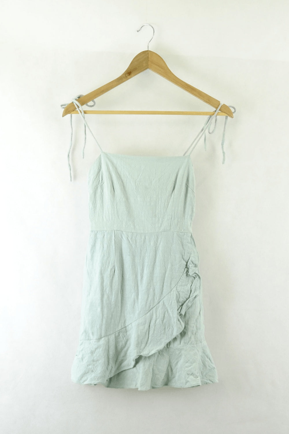 Perfect Stranger Sage Strappy Frill Dress 6