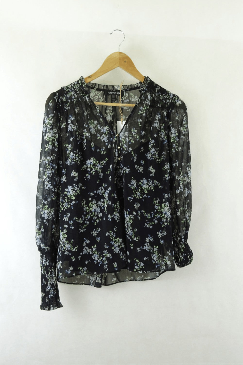 Forever New Floral Long Sleeve Top 8