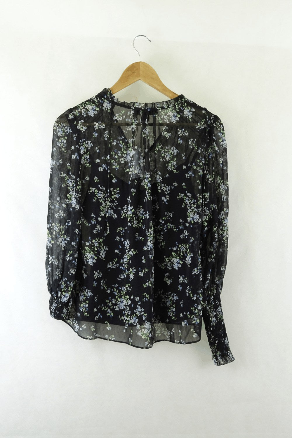 Forever New Floral Long Sleeve Top 8