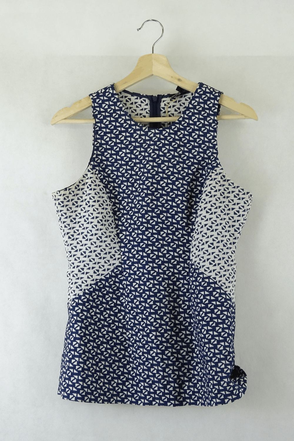 Saba Blue and White Patterned Top 10