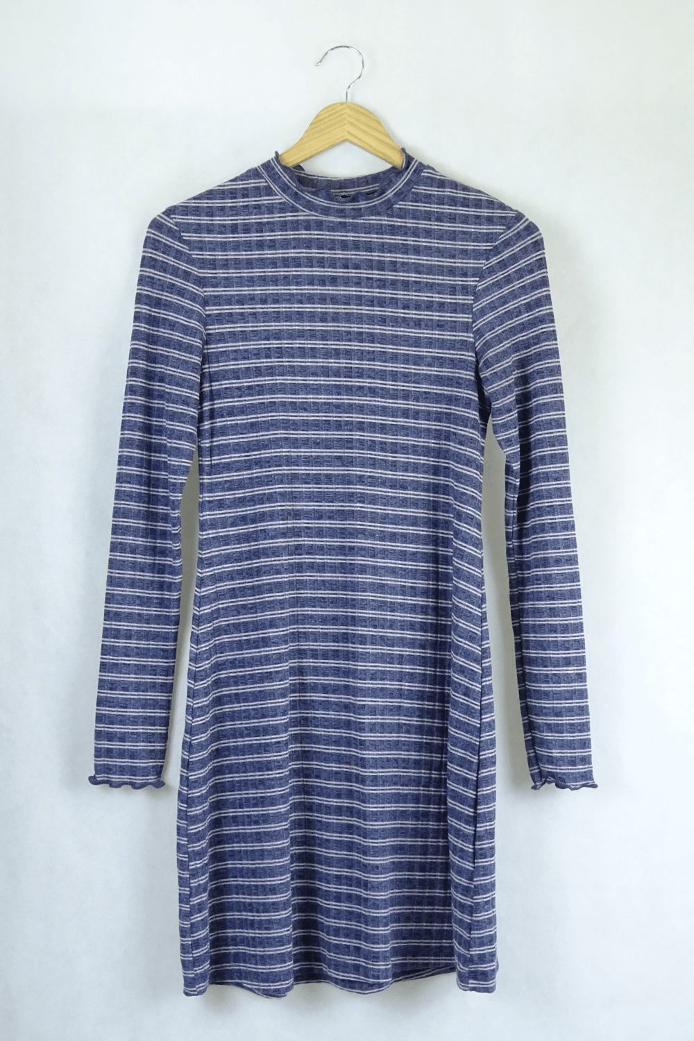 All About Eve Blue Long Sleeve Dress 8