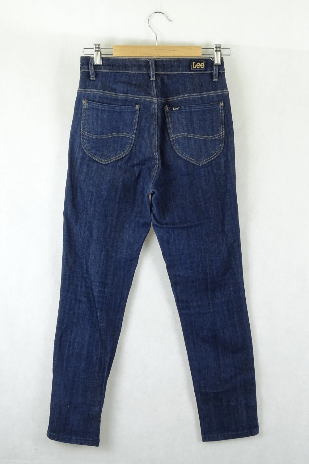 Lee Mid Rise Skinny Blue Jeans 9