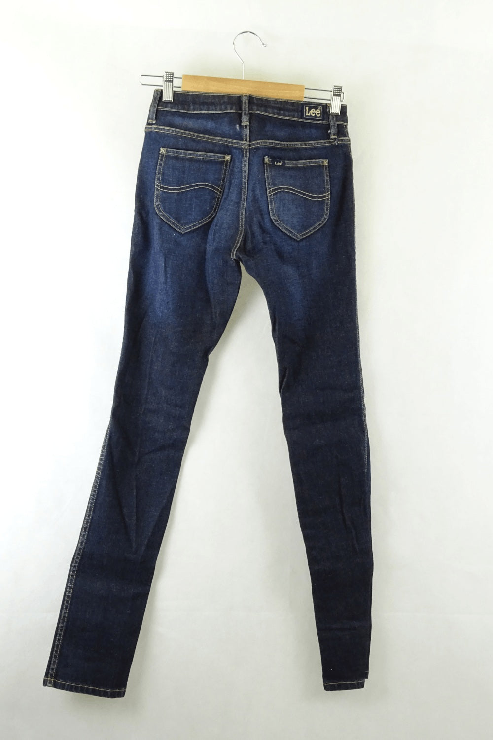 Lee Mid Rise Skinny Blue Jeans 10