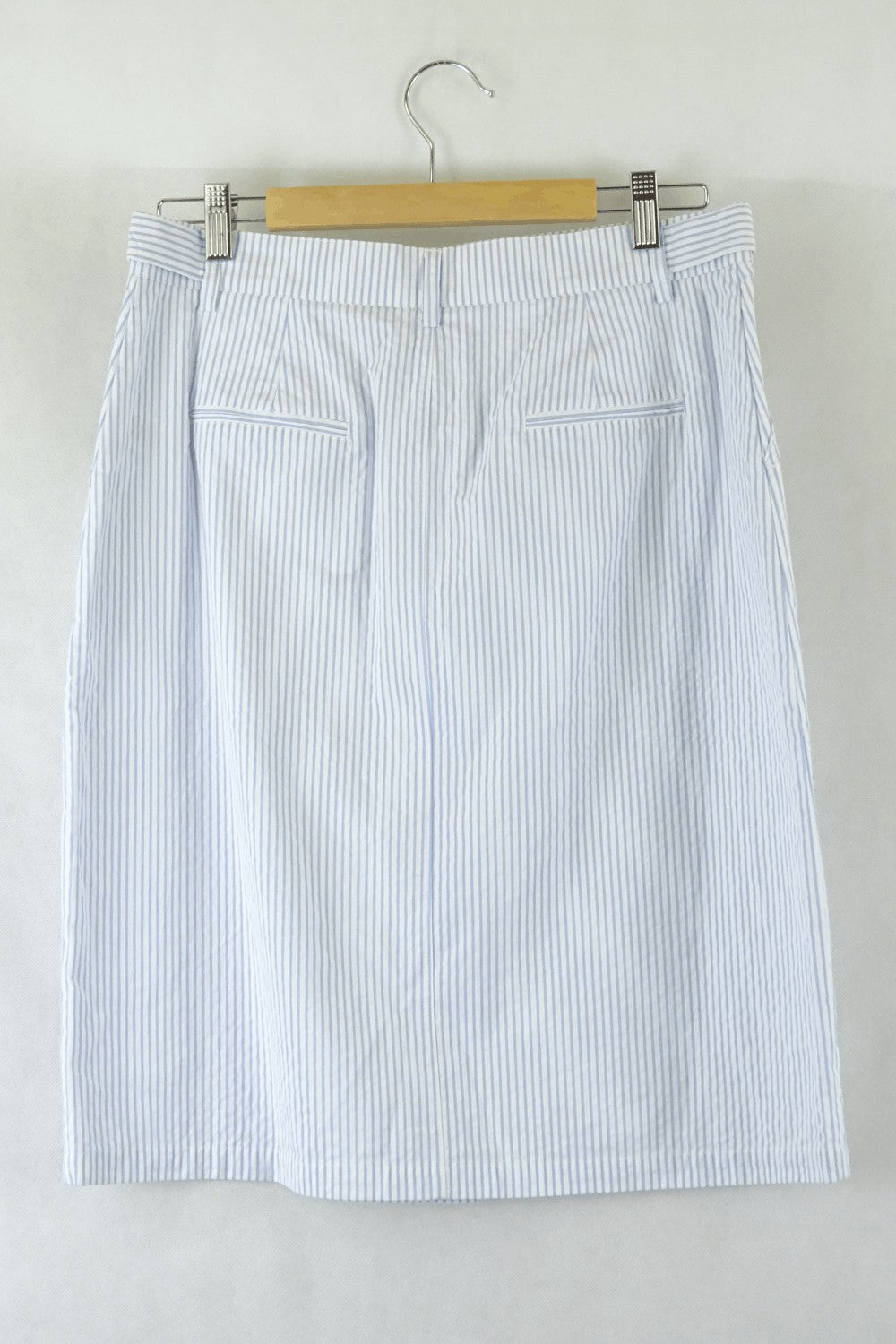 W Lane Stripe Button Through Skirt 10