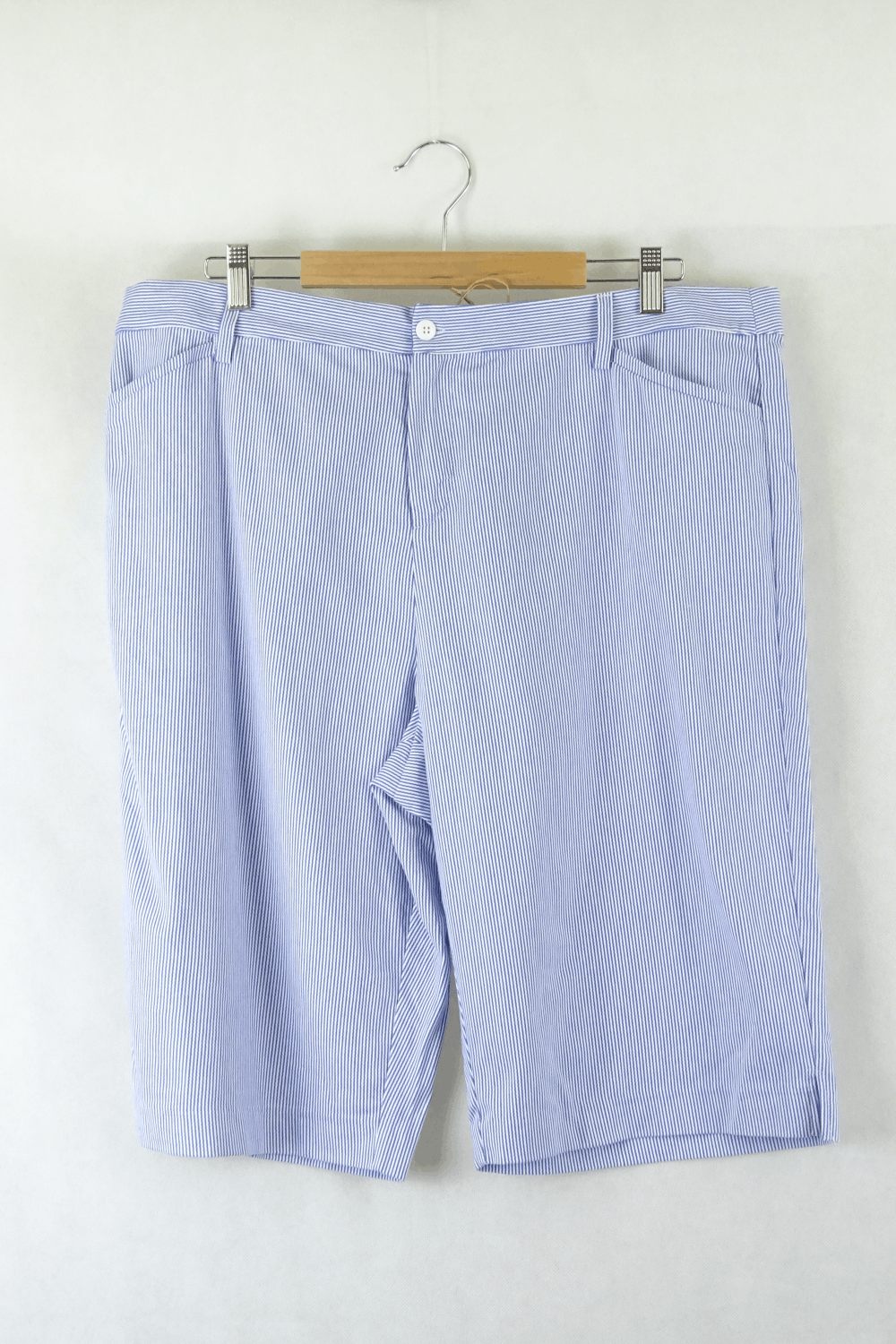 W Lane Blue and White Stripe Short 18