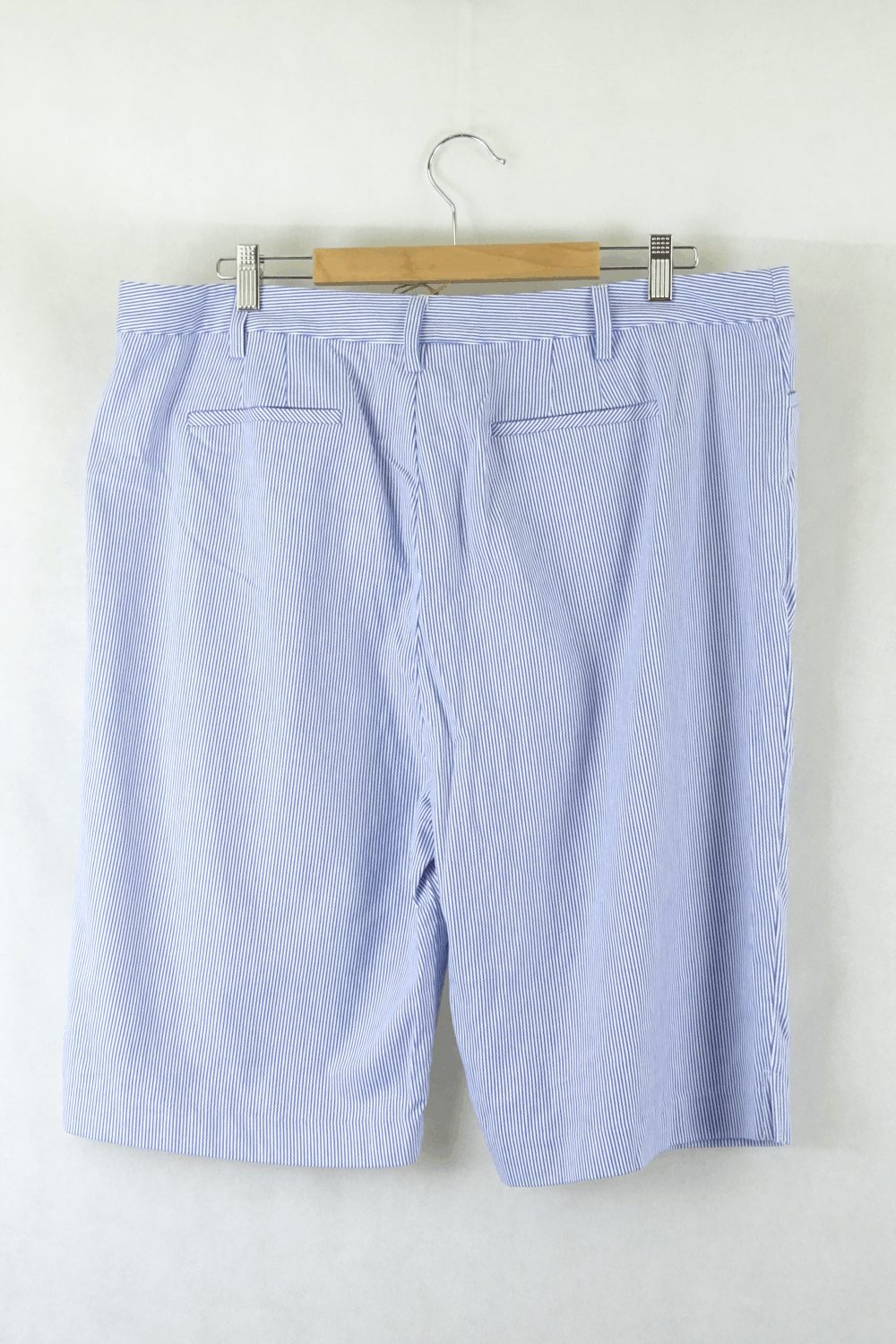 W Lane Blue and White Stripe Short 18