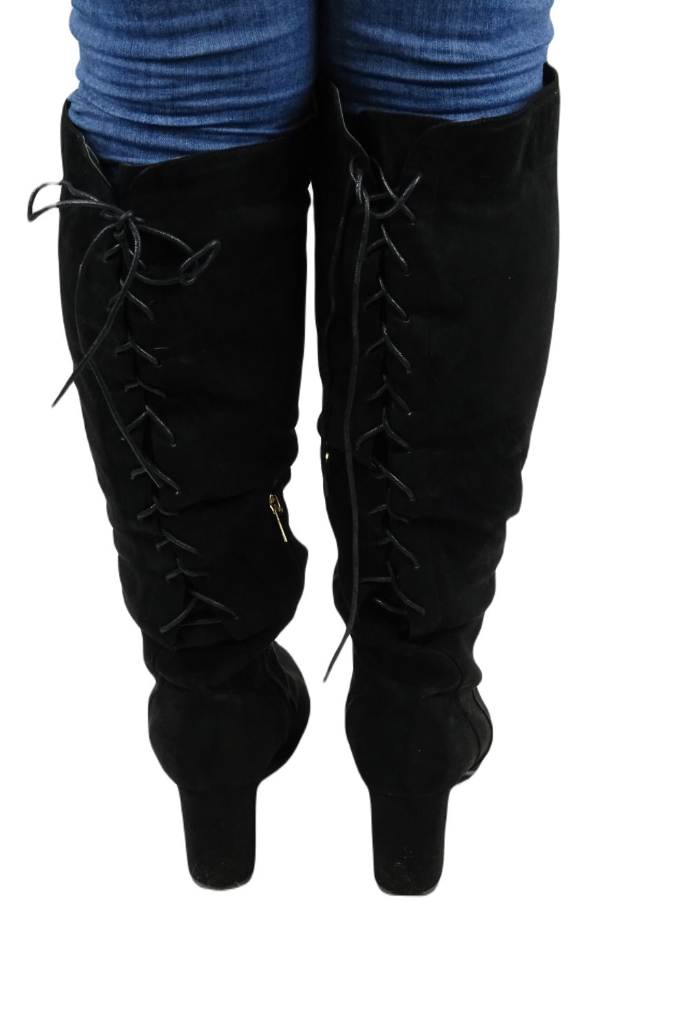 City Chic Black Long Boots 42