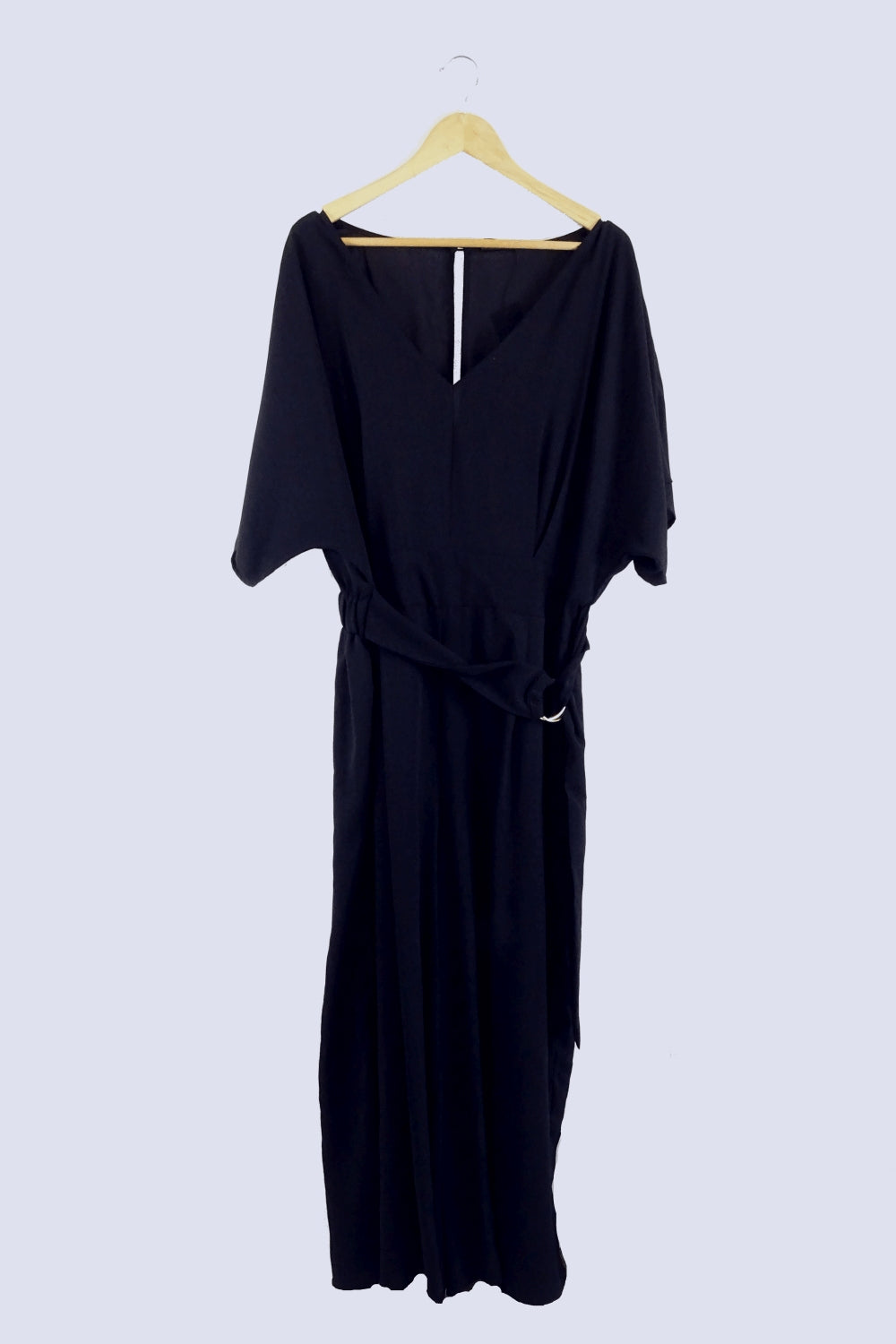 City Chic Black Jumpsuit M