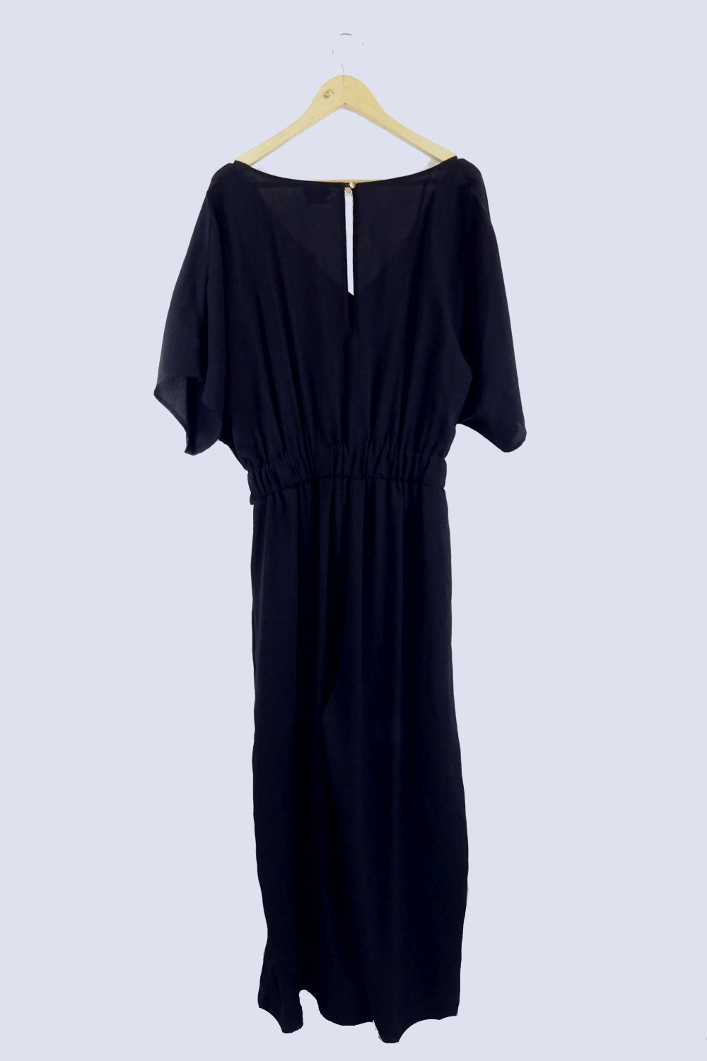 City Chic Black Jumpsuit M