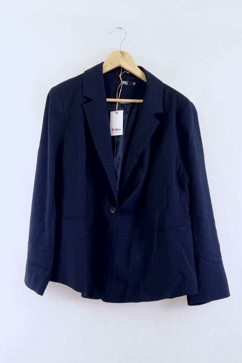 David Jones Navy Fully Lined Blazer 20