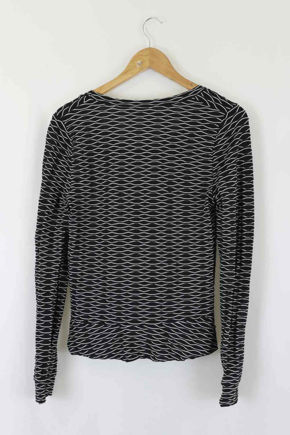 Metalicus Black And White Longsleeve Top One Size