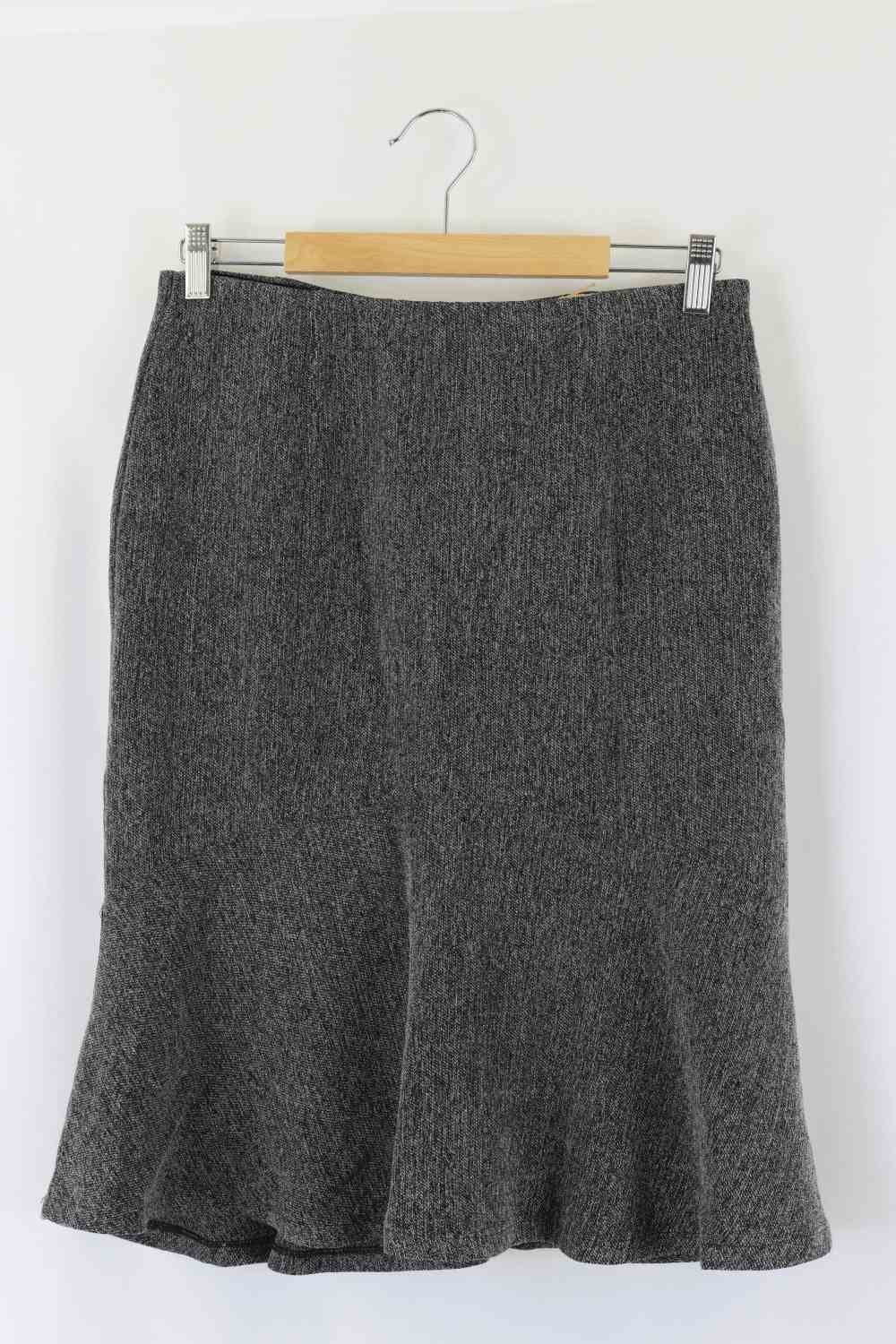 Jacqui E Charcoal Skirt 10