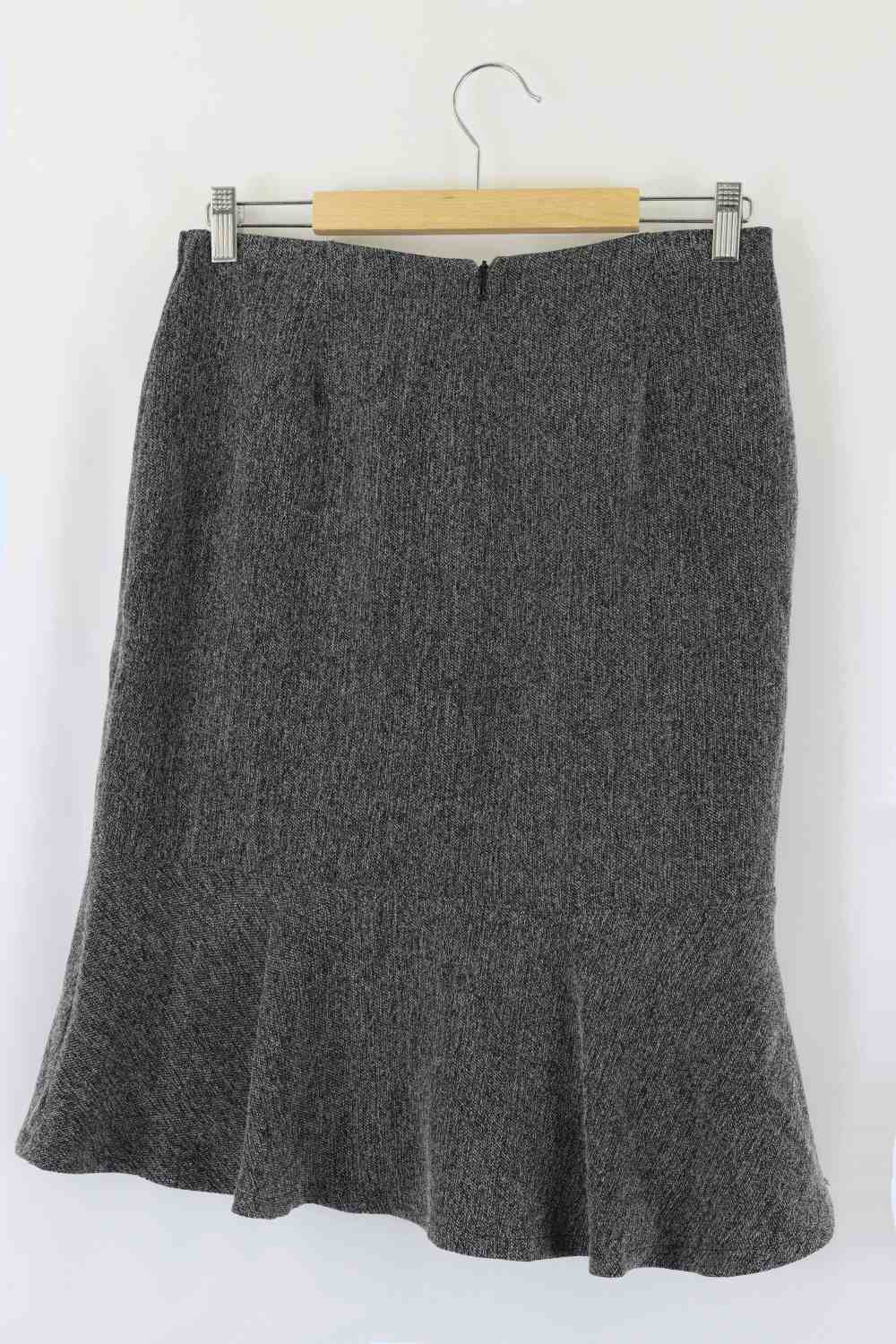 Jacqui E Charcoal Skirt 10