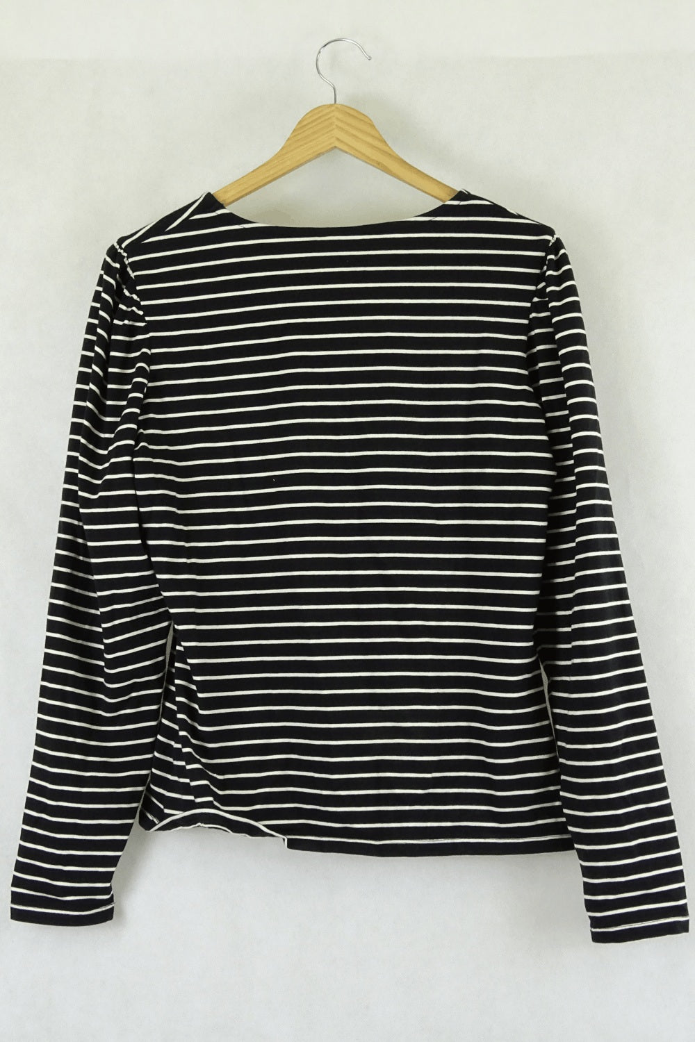 Seed Black And White Striped Top M