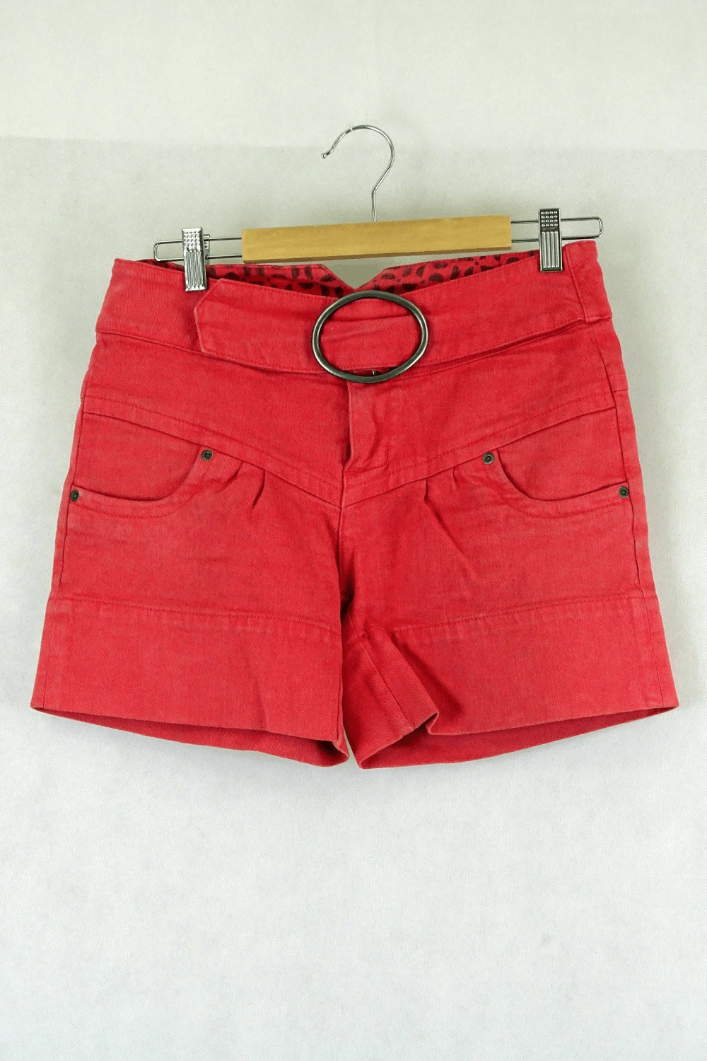 Dc Red Denim Shorts 27 (Au 9)