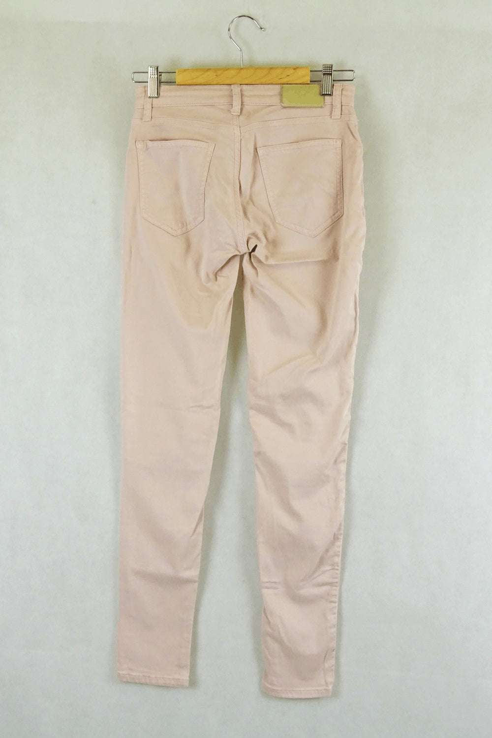 Saba Pale Pink Skinny Mid Rise Jeans 26 (Au 8)