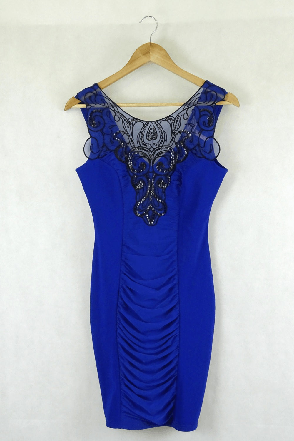 Lipsy Blue Sleeveless Bodycon Dress 8 - Reluv Clothing Australia