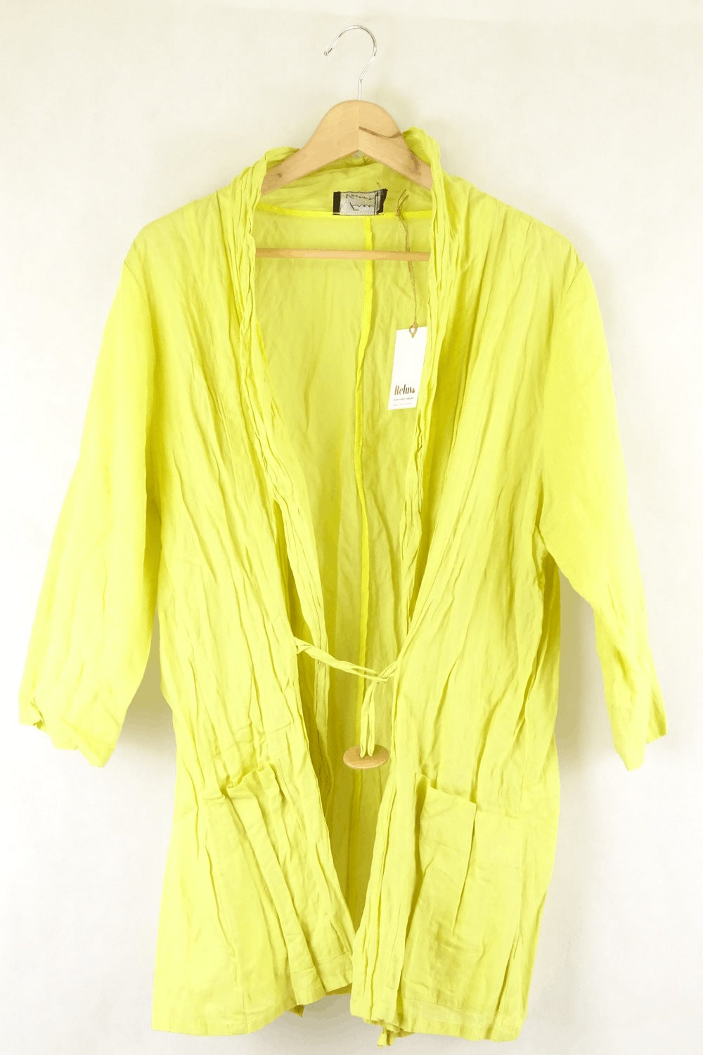 Free Woman Yellow 3/4  Sleeve Jacket 18