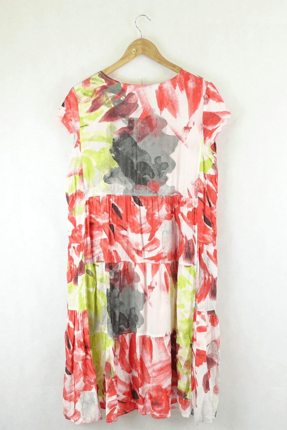 Yarra Trail Colorful Dress Red  10