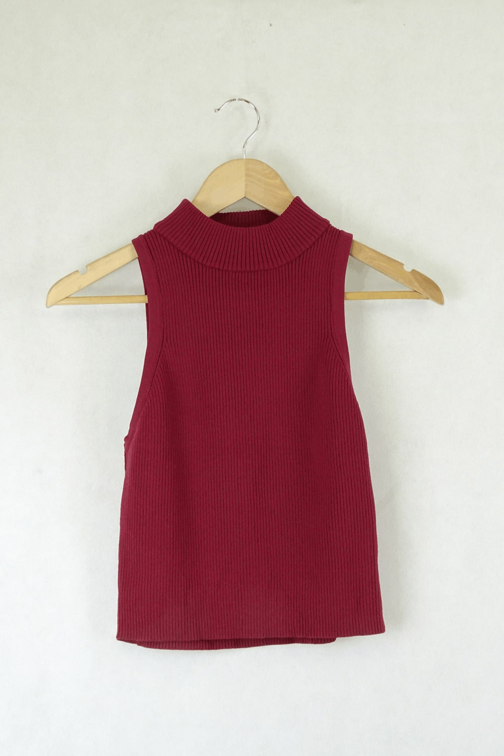 Minkpink Burgundy Short Sleeve Top M