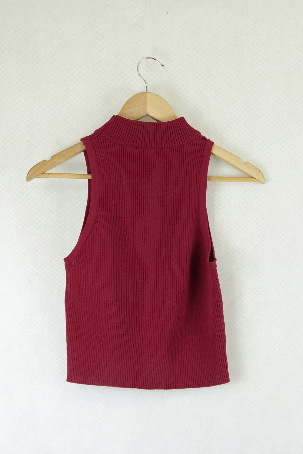 Minkpink Burgundy Short Sleeve Top M