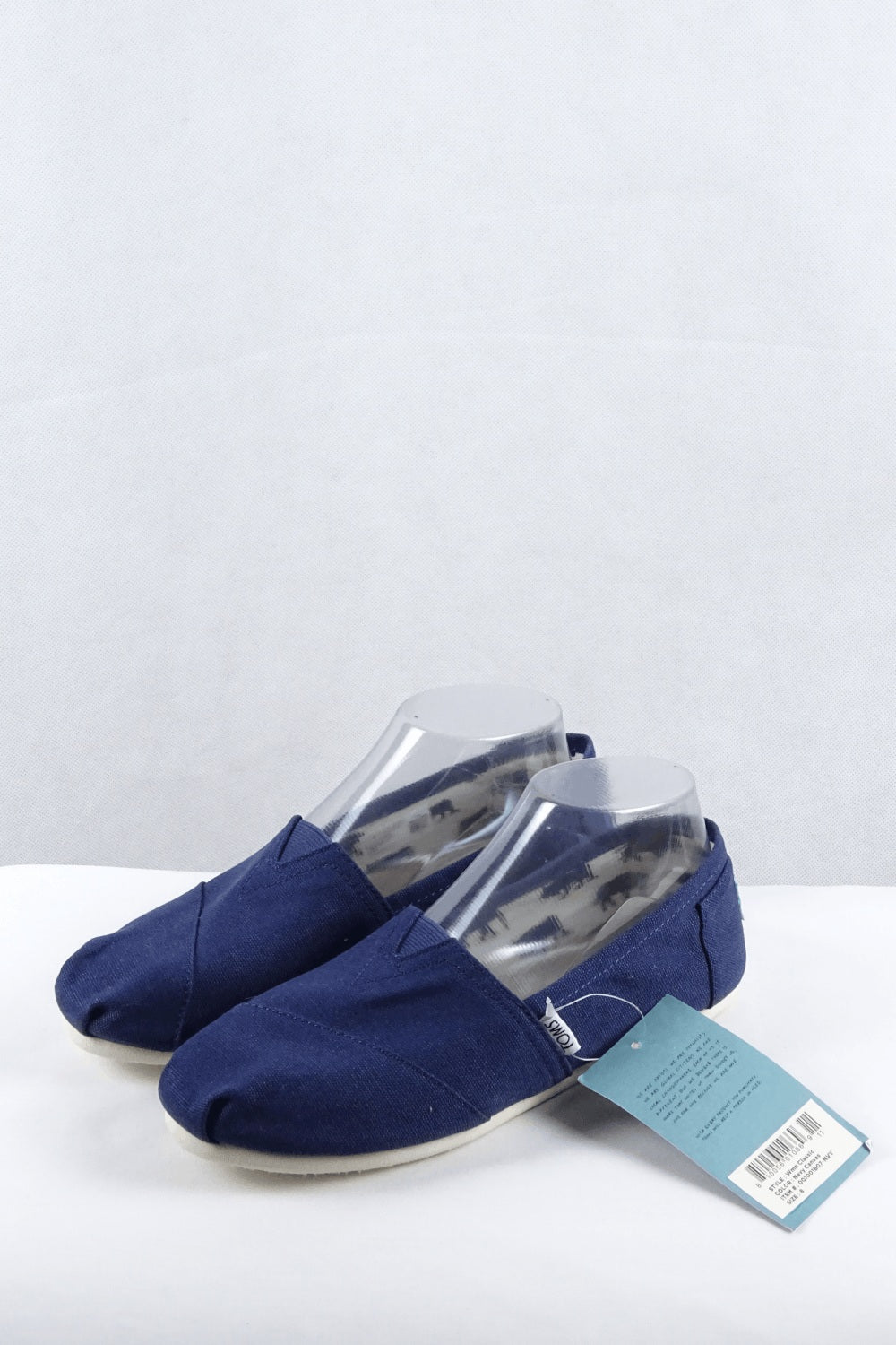 Toms Blue Slip Ons 8