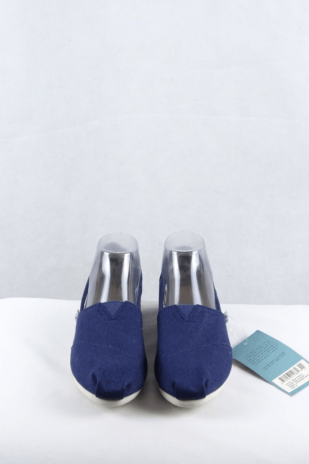 Toms Blue Slip Ons 8