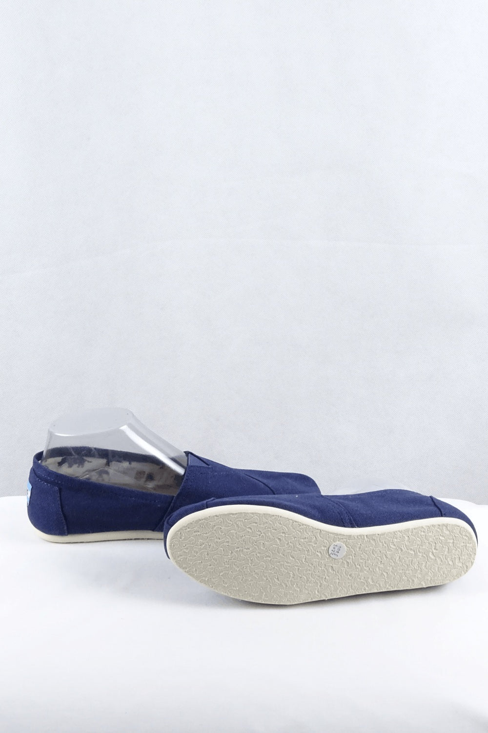 Toms Blue Slip Ons 8