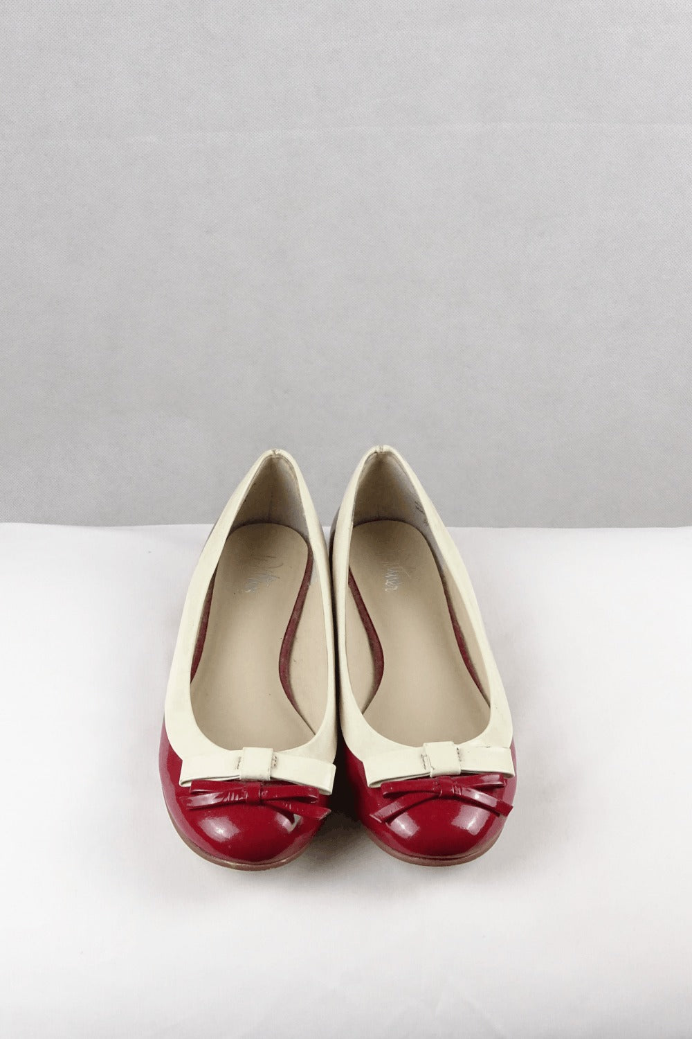 Wittner Red And Ivory Ballet Flat 6