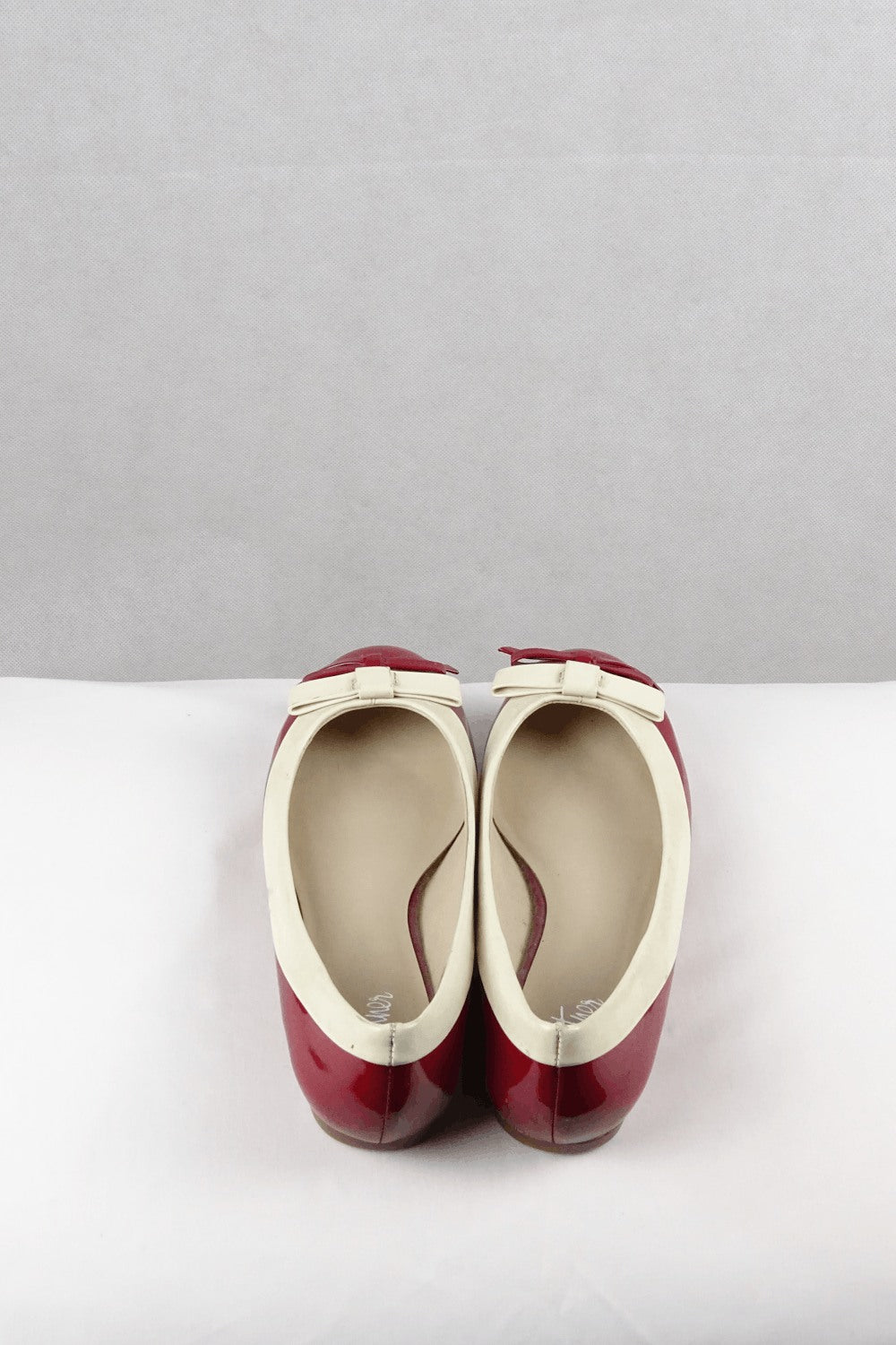 Wittner Red And Ivory Ballet Flat 6