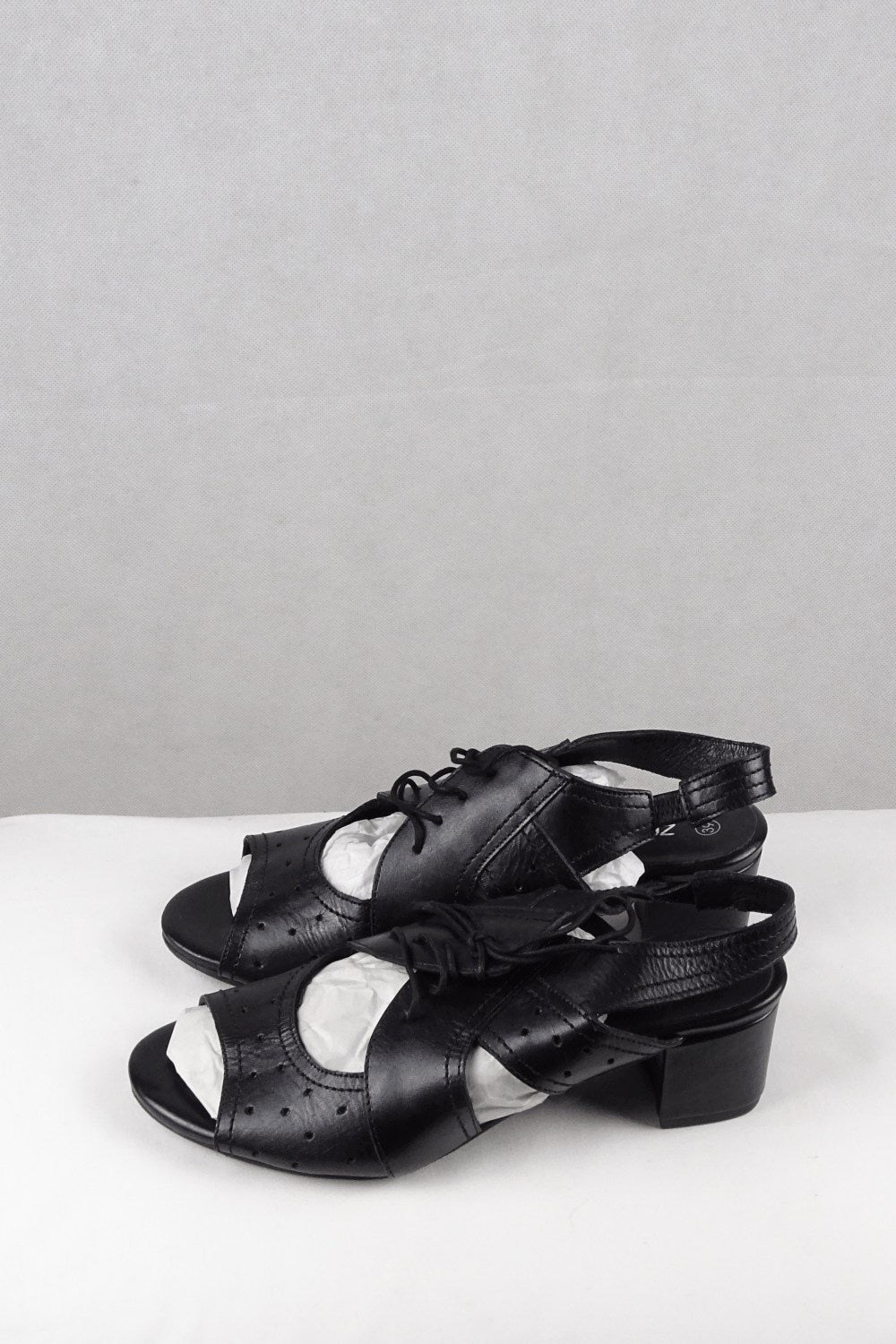 Zenzu Black Wedges 39
