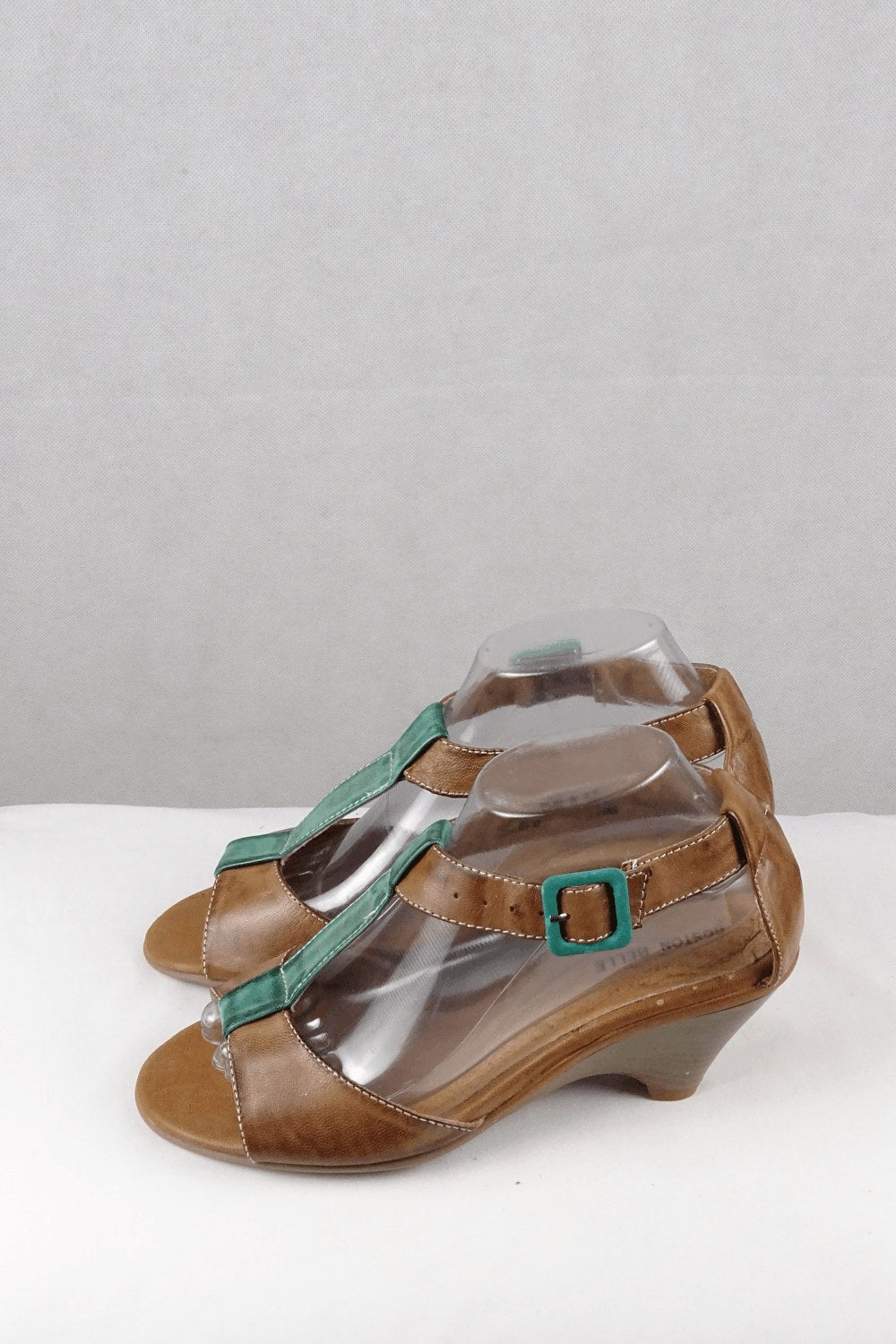 Boston Belle Brown And Blue Sandals 39