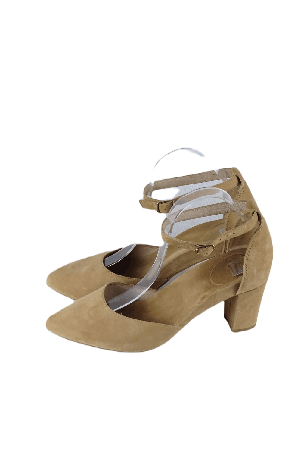 Bared Brown Nubuck Heels 39