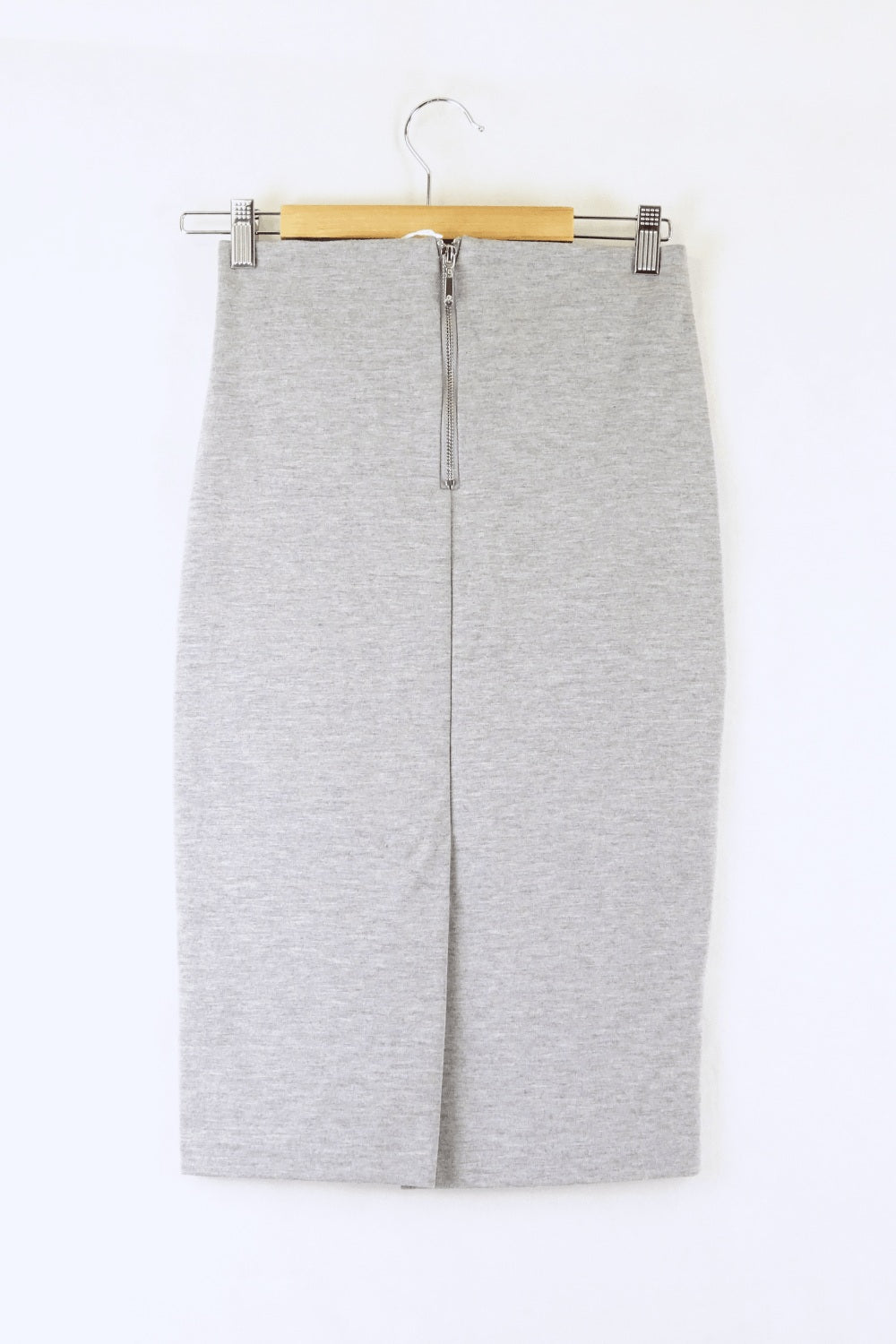 Reserved Grey Marle Pencil Skirt 36 (Au8)